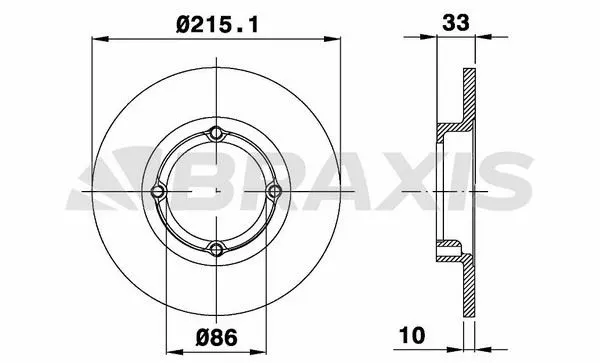 FREN DİSKİ BRAXIS AE0577