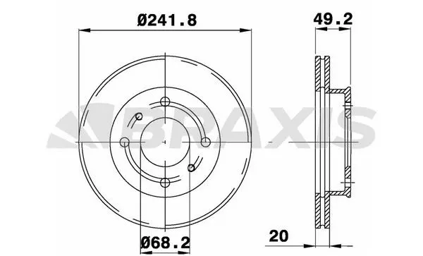 FREN DİSKİ BRAXIS AE0587