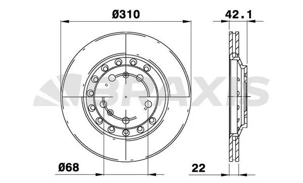 FREN DİSKİ BRAXIS AE0591