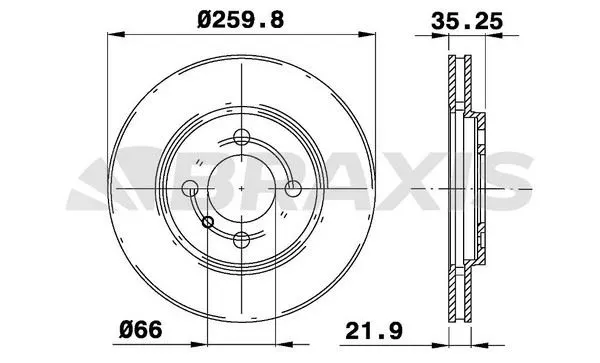 FREN DİSKİ BRAXIS AE0601
