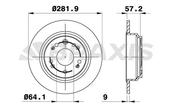 FREN DİSKİ BRAXIS AE0609