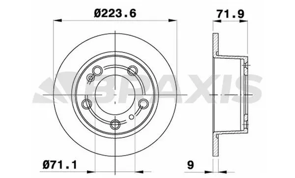 FREN DİSKİ BRAXIS AE0614