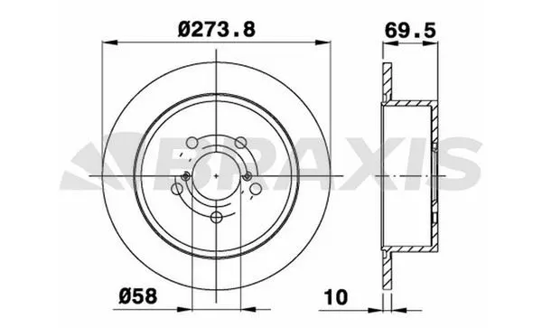 FREN DİSKİ BRAXIS AE0647