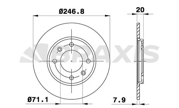 FREN DİSKİ BRAXIS AE0649