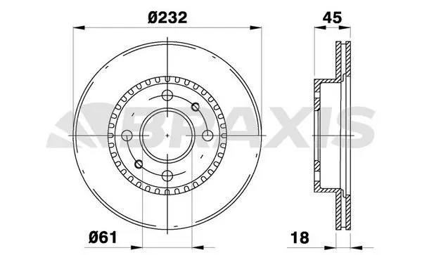 FREN DİSKİ BRAXIS AE0655