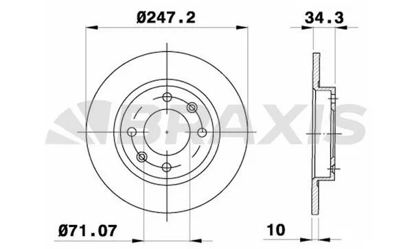 FREN DİSKİ BRAXIS AE0697