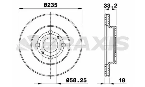 FREN DİSKİ BRAXIS AE0706