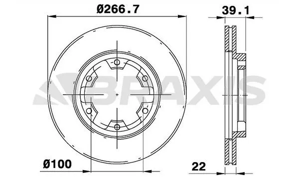 FREN DİSKİ BRAXIS AE0725