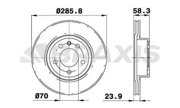 FREN DİSKİ BRAXIS AE0752