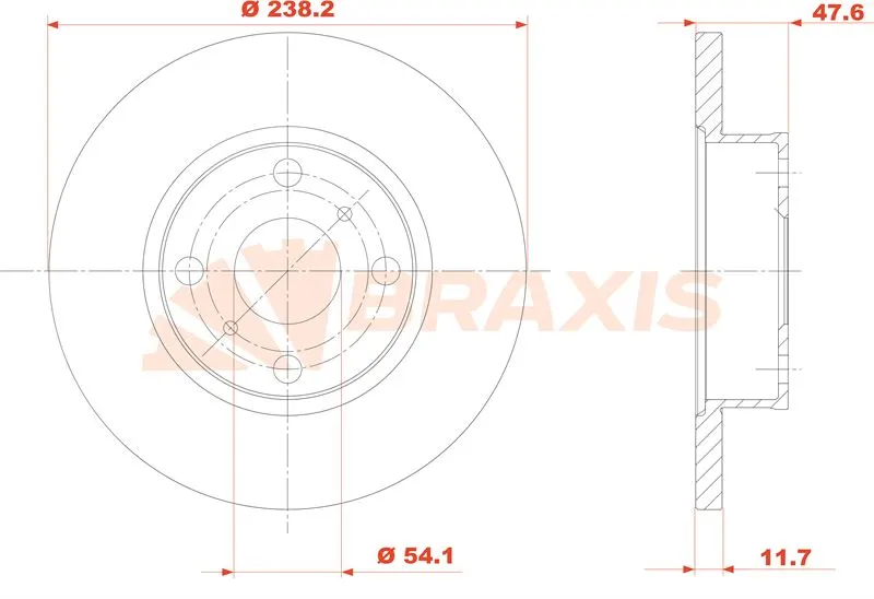 FREN DİSKİ BRAXIS AE0807