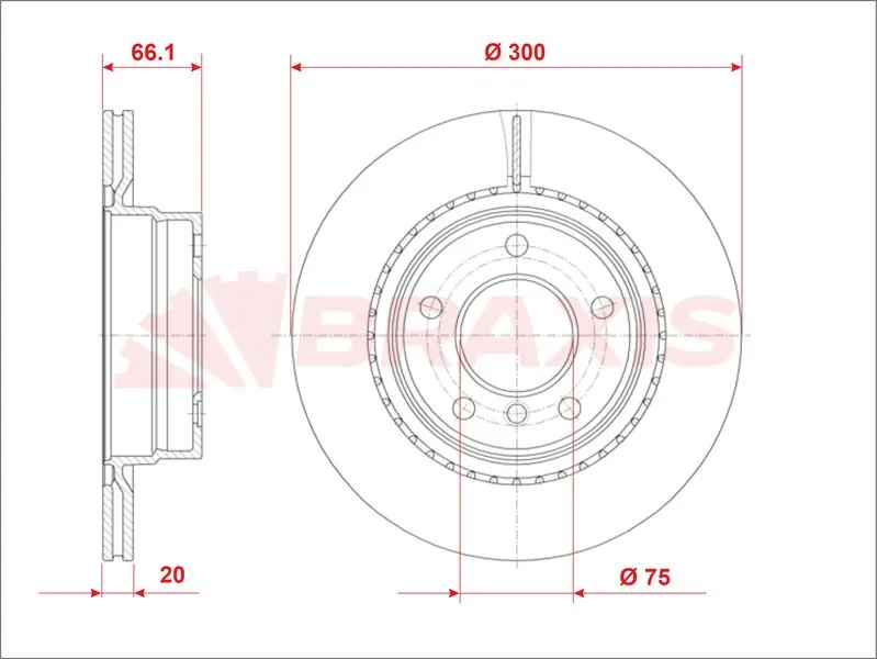 FREN DİSKİ BRAXIS AE0809
