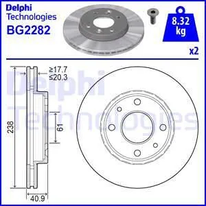 FREN DİSKİ DELPHI BG2282