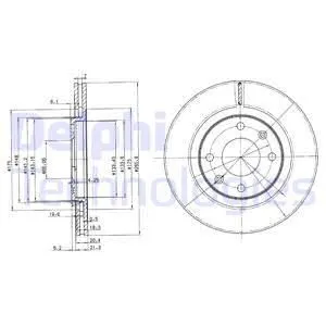 FREN DİSKİ DELPHI BG2387