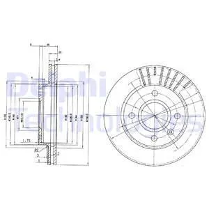 FREN DİSKİ DELPHI BG2440