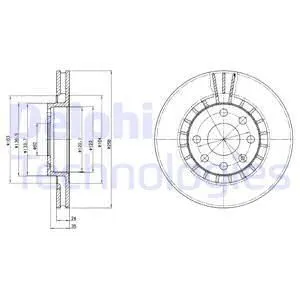 FREN DİSKİ DELPHI BG2443