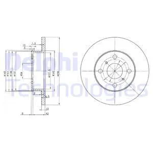 FREN DİSKİ DELPHI BG2597