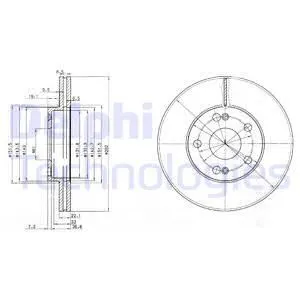 FREN DİSKİ DELPHI BG2695