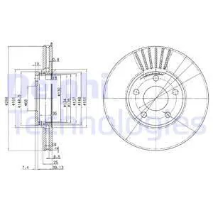 FREN DİSKİ DELPHI BG2745
