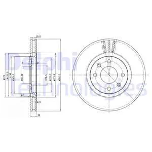FREN DİSKİ DELPHI BG2872