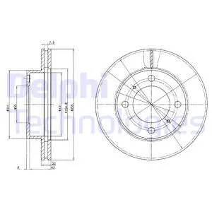 FREN DİSKİ DELPHI BG2891