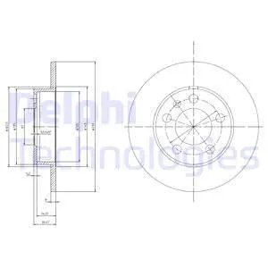 FREN DİSKİ DELPHI BG3034