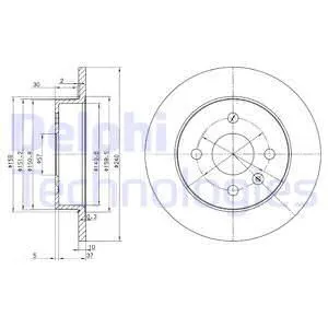 FREN DİSKİ DELPHI BG3403