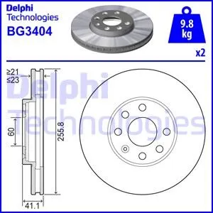 FREN DİSKİ DELPHI BG3404