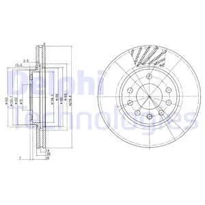 FREN DİSKİ DELPHI BG3405