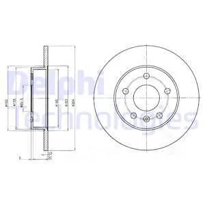 FREN DİSKİ DELPHI BG3406