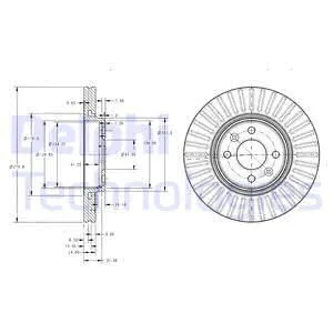 FREN DİSKİ DELPHI BG3430