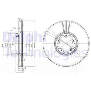 FREN DİSKİ DELPHI BG3504
