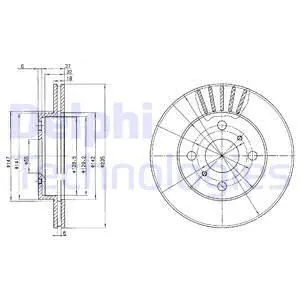 FREN DİSKİ DELPHI BG3519