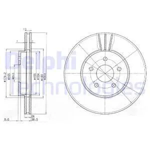 FREN DİSKİ DELPHI BG3537C