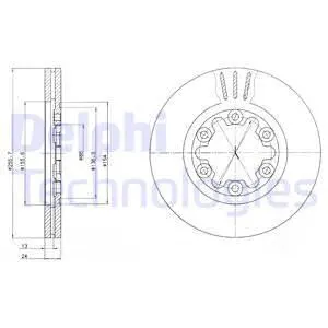 FREN DİSKİ DELPHI BG3559