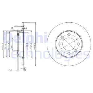 FREN DİSKİ DELPHI BG3653