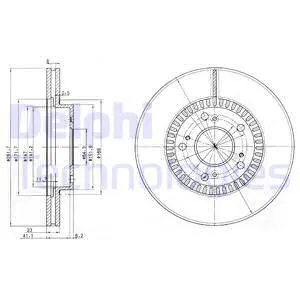FREN DİSKİ DELPHI BG3720