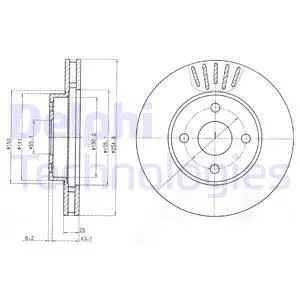 FREN DİSKİ DELPHI BG3781
