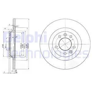 FREN DİSKİ DELPHI BG3836