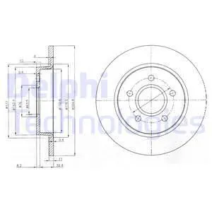 FREN DİSKİ DELPHI BG3896