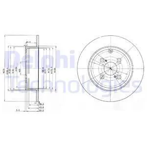FREN DİSKİ DELPHI BG3974