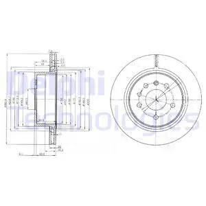 FREN DİSKİ DELPHI BG4043