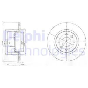 FREN DİSKİ DELPHI BG4045