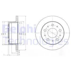 FREN DİSKİ DELPHI BG4099