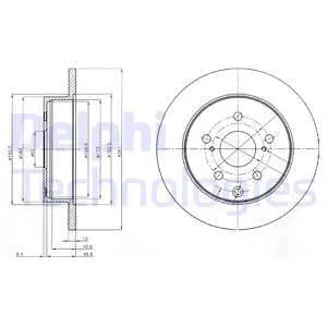 FREN DİSKİ DELPHI BG4115