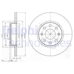 FREN DİSKİ DELPHI BG4155