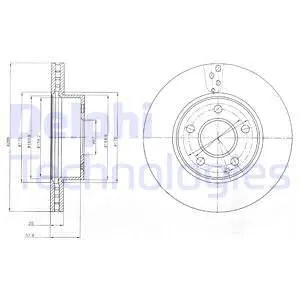 FREN DİSKİ DELPHI BG4227C