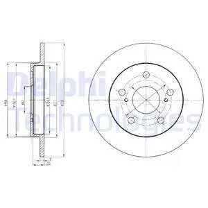 FREN DİSKİ DELPHI BG4233