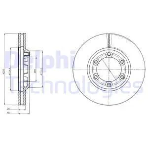 FREN DİSKİ DELPHI BG4252