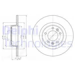 FREN DİSKİ DELPHI BG4301