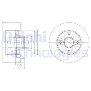 FREN DİSKİ DELPHI BG9021RS